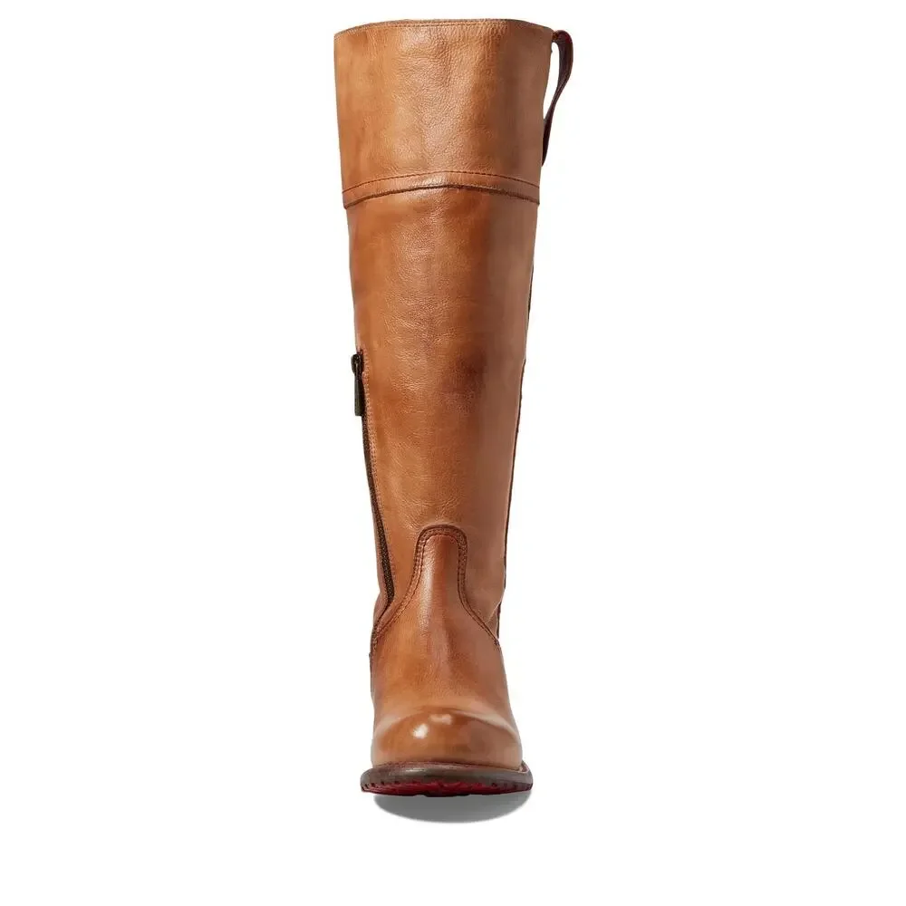 BED|STU JACQUELINE WIDE CALF TAN RUSTIC 6 M